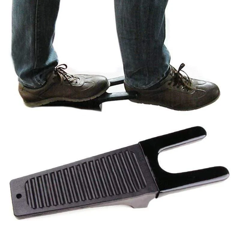 1 Stück Schwarz Boot Jack Puller Schuh Fuß Schaber Reiniger Entferner Camping Outdoor-Tool