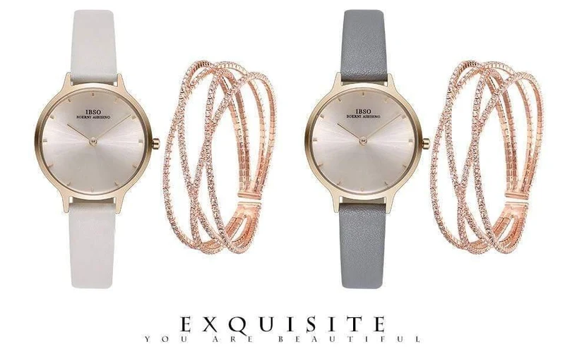 Frauen luxusuhr mit armband mode weiblichen kristall armreif uhr set valentinstag geschenk für damen