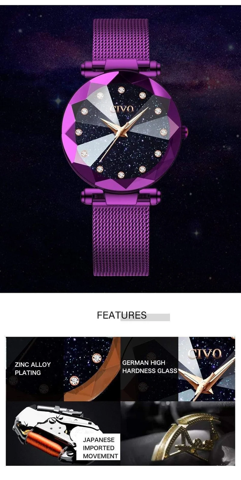 Damen kristall uhren luxus wasserdicht rose gold stahl mesh quarz frauen uhren top marke armband uhr