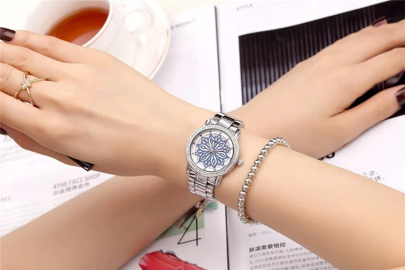 Mode Uhr Frau Damen Rose gold Diamant relogio feminino Kleid Uhr weibliche uhren mujer