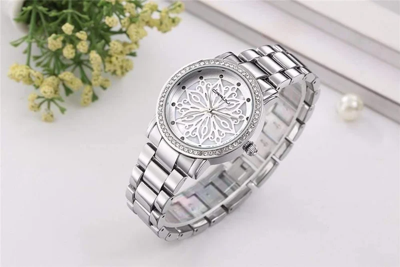 Mode Uhr Frau Damen Rose gold Diamant relogio feminino Kleid Uhr weibliche uhren mujer