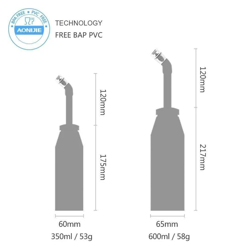 Faltbare TPU Outdoor Soft Flasche Wasser Tasche Sport Camping Wanderung Laufendes Wasser Trinkflasche Mund Wasserkocher 350 ml 600 ml