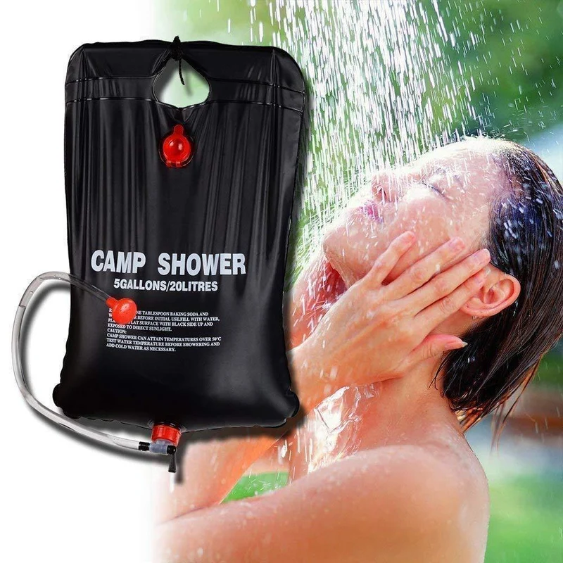20L Wasser Tasche Faltbare Solarenergie Beheizte Camp PVC Duschtasche Outdoor Camping BBQ Wandern Klettern Reise Picknick Wasserspeicher