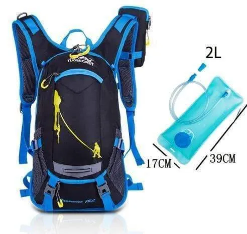 18L wasserdichter Rucksack Outdoor-Sportrucksack Wasserbeutel Camping Wandern Radfahren Wasserrucksack
