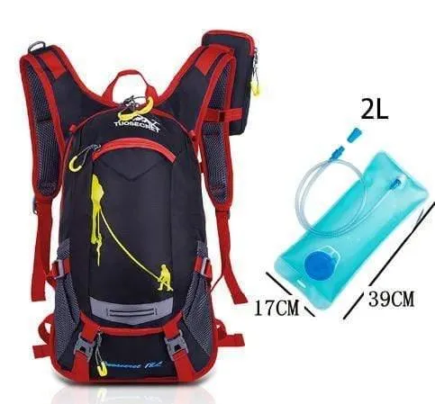 18L wasserdichter Rucksack Outdoor-Sportrucksack Wasserbeutel Camping Wandern Radfahren Wasserrucksack