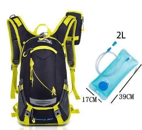 18L wasserdichter Rucksack Outdoor-Sportrucksack Wasserbeutel Camping Wandern Radfahren Wasserrucksack