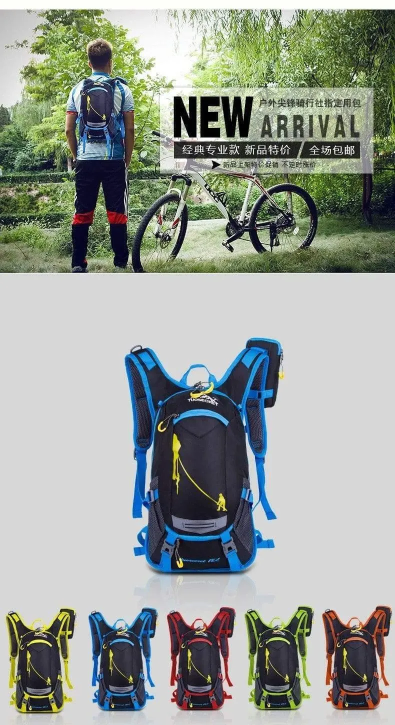 18L wasserdichter Rucksack Outdoor-Sportrucksack Wasserbeutel Camping Wandern Radfahren Wasserrucksack