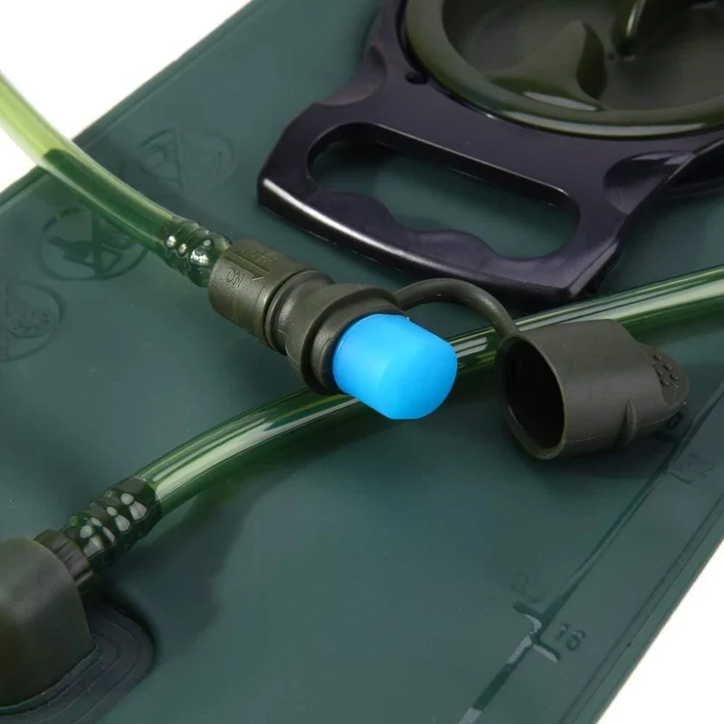 2L TPU Fahrrad Mund Sport Wasserbeutel Blase Trink Camping Wandern Klettern Militärgrün Camelback