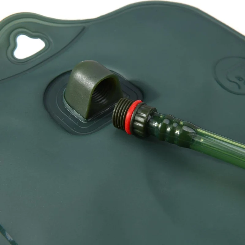 2L TPU Fahrrad Mund Sport Wasserbeutel Blase Trink Camping Wandern Klettern Militärgrün Camelback