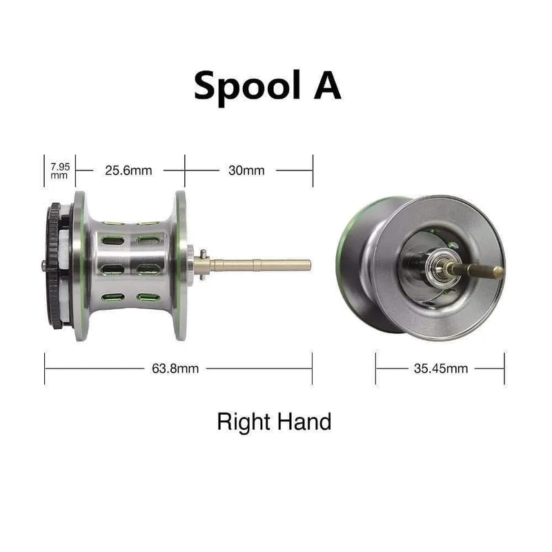 Phantom Baitcastingrolle Aluminium Leichte Spule Magnetische Bremse Dual Baitcastingrolle Ersatzteile Ersatz angeln