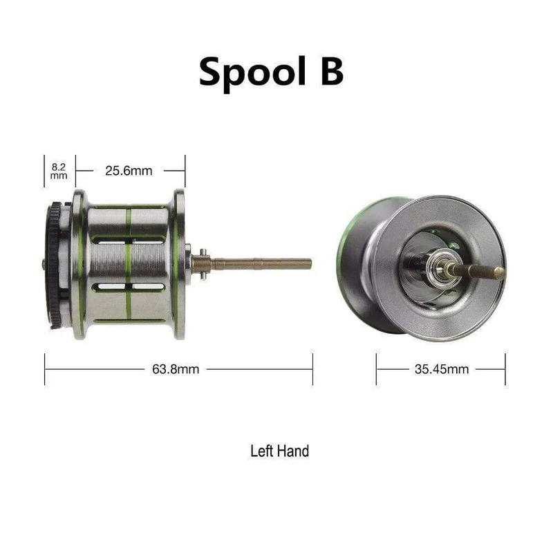 Phantom Baitcastingrolle Aluminium Leichte Spule Magnetische Bremse Dual Baitcastingrolle Ersatzteile Ersatz angeln