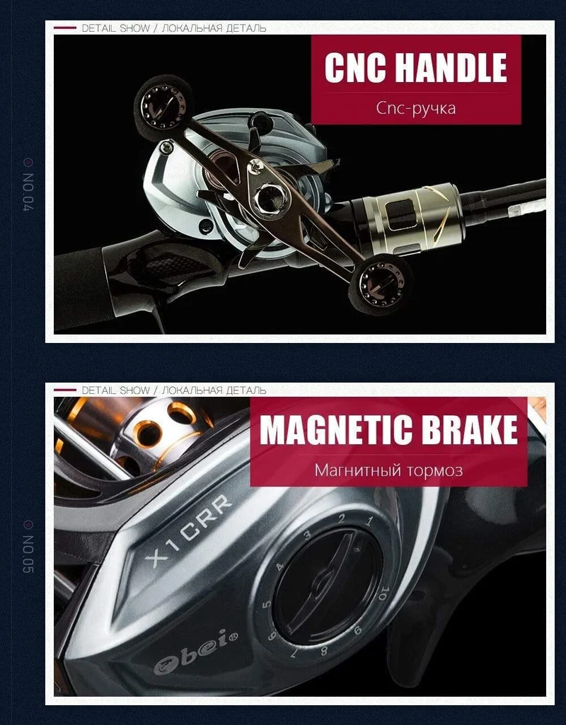 Angelrolle Superleichte Moulinet Carretilha 11 + 1 Kugellager Magnetbremse Hochwertige Gießrolle