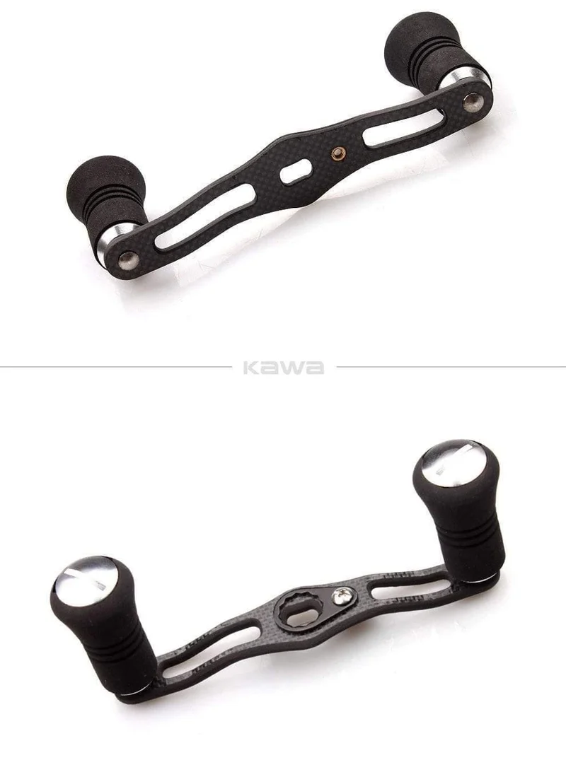 Angelrollengriff EK Carbon Fiber für Shimano Daiwa Abu Eva Knob Lochgröße 7*4/8*5mm Länge 100mm Hohe Qualität