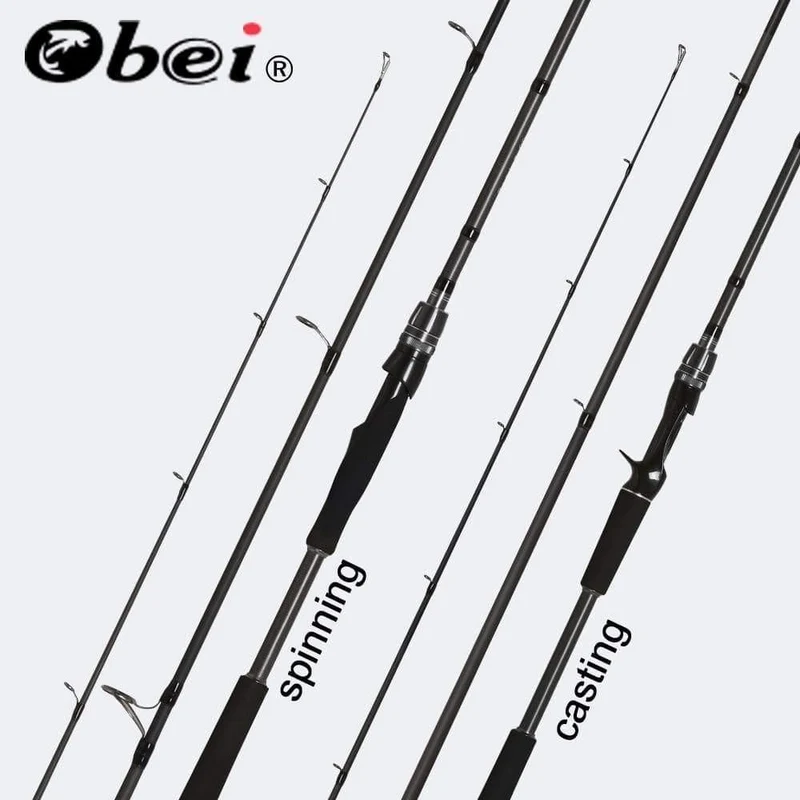 Spurs 1.98 m 2.28 m 2.58 3 abschnitte köder casting angelrute reise ultra licht casting spinning boot köder 7g-55g M/ML/MH Stange