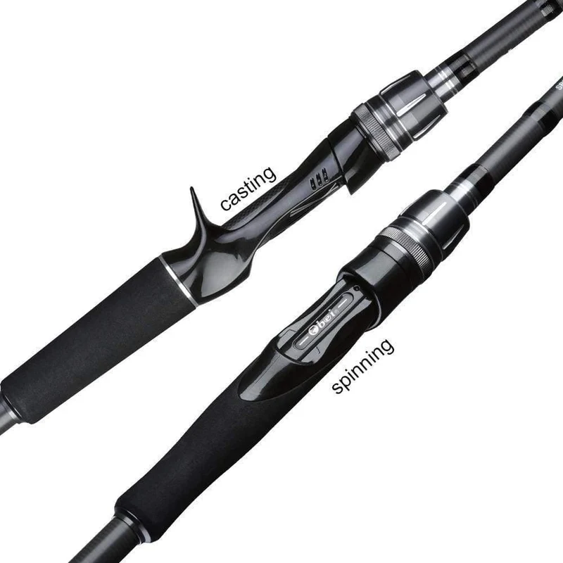 Spurs 1.98 m 2.28 m 2.58 3 abschnitte köder casting angelrute reise ultra licht casting spinning boot köder 7g-55g M/ML/MH Stange