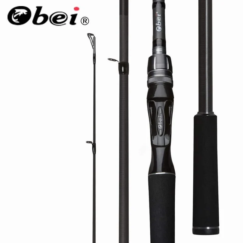 Obei Spurs 1.98 m 2.28 m 2.58 3 abschnitte köder casting angelrute reise ultra licht casting spinning boot köder 7g-55g M/ML/MH Stange