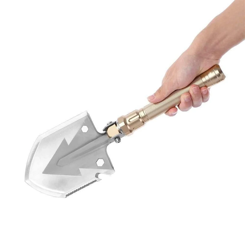 Multifunktionale Militär Klappspaten mit Tragetasche Armee Multi-Tools Tragbare Outdoor Camping Wanderwerkzeuge