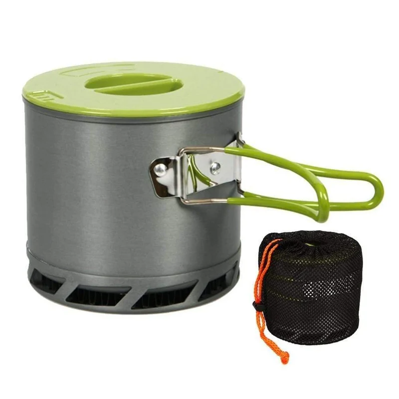 Wärmetauscher Topf Energie Camping Gesammelt Topf Outdoor Kochgeschirr BDS202