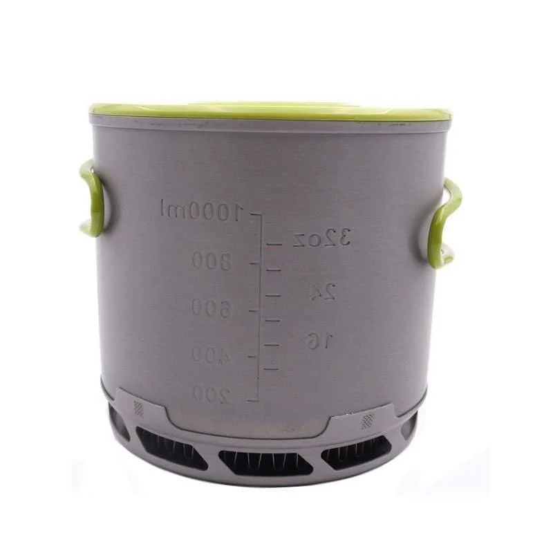 Wärmetauscher Topf Energie Camping Gesammelt Topf Outdoor Kochgeschirr BDS202