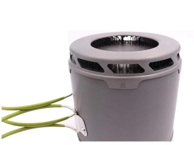 Wärmetauscher Topf Energie Camping Gesammelt Topf Outdoor Kochgeschirr BDS202
