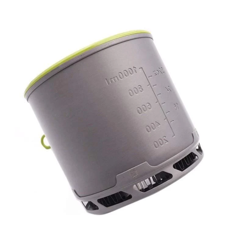 Wärmetauscher Topf Energie Camping Gesammelt Topf Outdoor Kochgeschirr BDS202