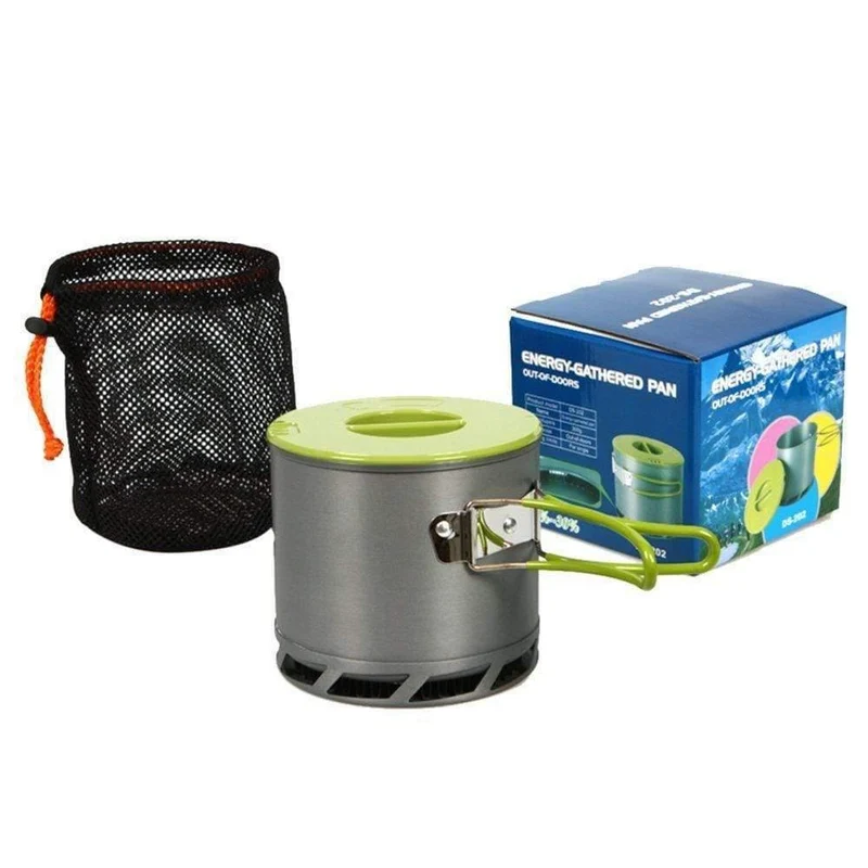 Wärmetauscher Topf Energie Camping Gesammelt Topf Outdoor Kochgeschirr BDS202