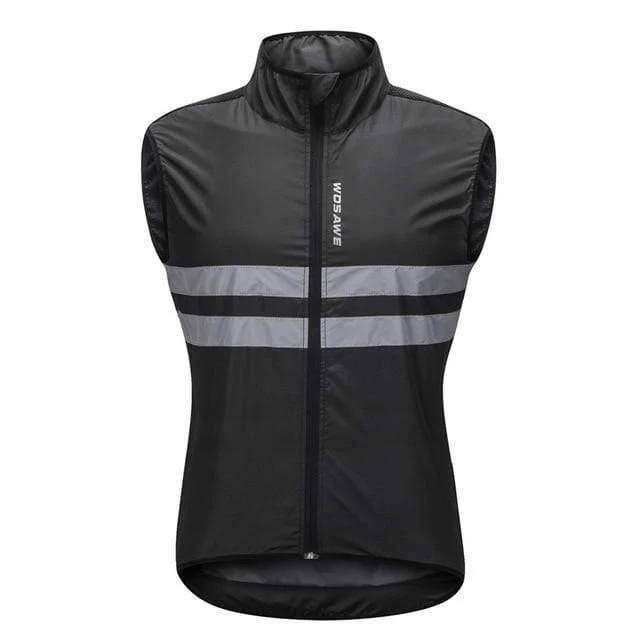 Reflektierende Radwesten Ärmellos Winddicht Sport Ciclismo Trikots MTB Rennrad Fahrradbekleidung Mantel Fahrradbekleidung
