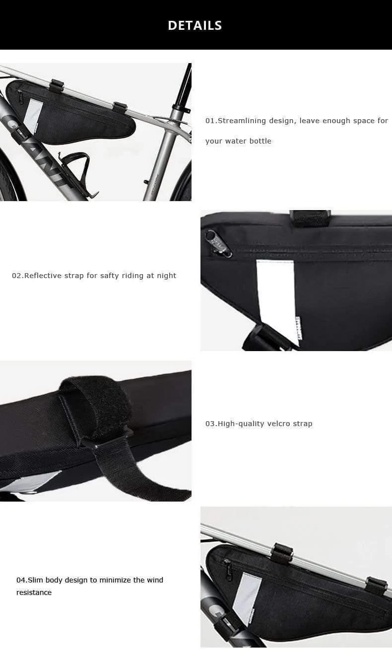 Radfahren Fahrrad Fahrrad Kopf Rohr Lenker Zelle Handy Tasche Fall Halter Fall Pannier Für 6.5 in Telefon