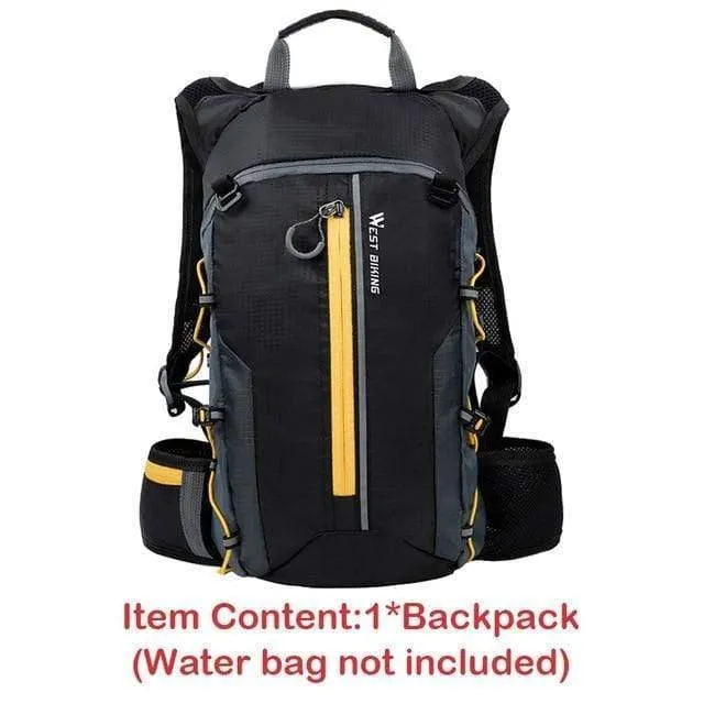 Wasserdichte Fahrradtasche Fahrradrucksack Atmungsaktiver 10L Ultraleichter Fahrradwasserbeutel Klettern Radfahren Trinkrucksack