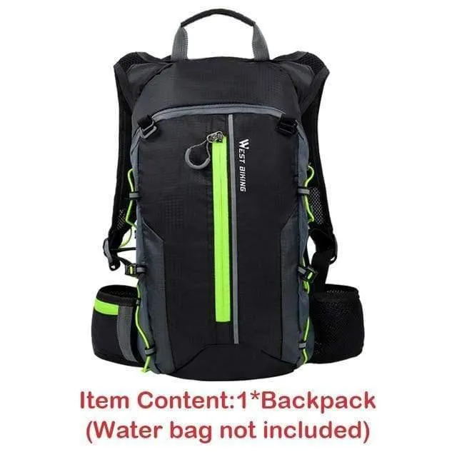 Wasserdichte Fahrradtasche Fahrradrucksack Atmungsaktiver 10L Ultraleichter Fahrradwasserbeutel Klettern Radfahren Trinkrucksack
