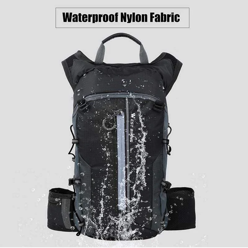 Wasserdichte Fahrradtasche Fahrradrucksack Atmungsaktiver 10L Ultraleichter Fahrradwasserbeutel Klettern Radfahren Trinkrucksack