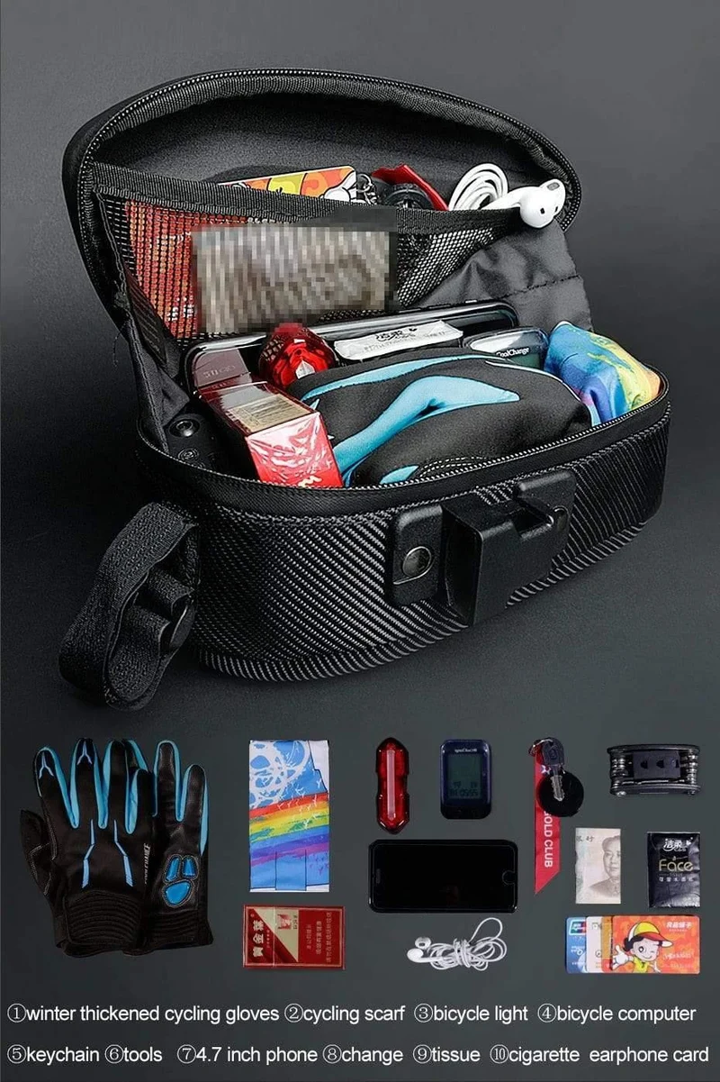 Fahrradsatteltasche, wasserdicht, MTB-Fahrrad-Hintertasche, reflektierend, Radfahren, Rücksitz, große Tasche, Fahrradzubehör