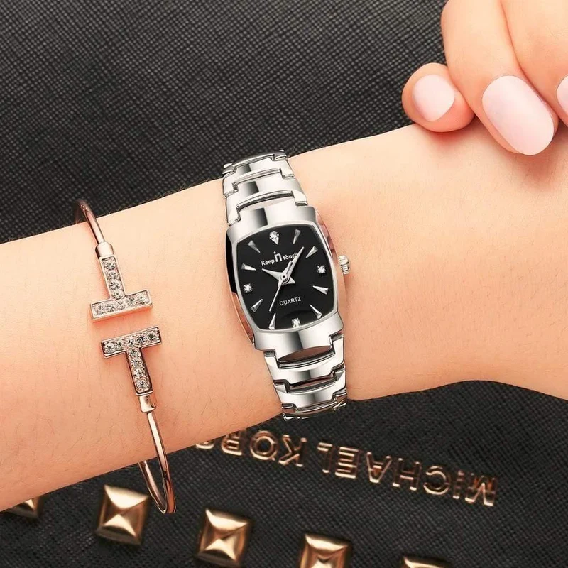 Frauen Platz Uhren Strass Quarzuhr Frauen Luxus Kleid Mode Armband Damen Uhr relogios feminino