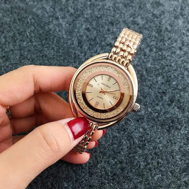 Uhr Frauen Uhren Rose Gold Armband frauen Uhren Strass Damen Uhr Uhr reloj mujer montre femme