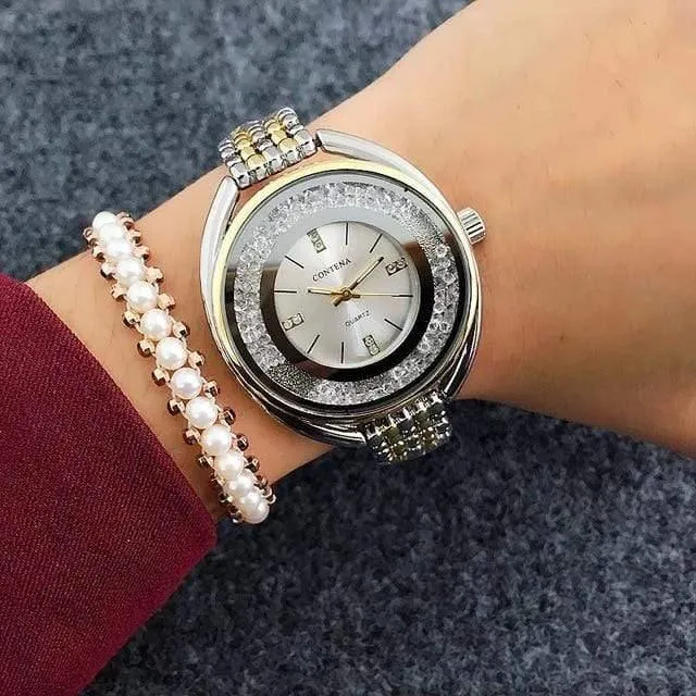 Uhr Frauen Uhren Rose Gold Armband frauen Uhren Strass Damen Uhr Uhr reloj mujer montre femme