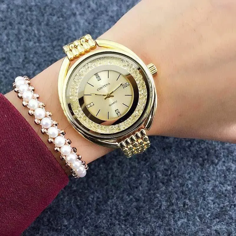 Uhr Frauen Uhren Rose Gold Armband frauen Uhren Strass Damen Uhr Uhr reloj mujer montre femme