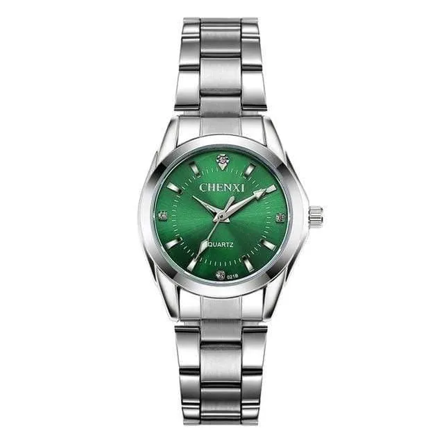 Mode uhren Frauen xfcs Damen Strass Quarzuhr frauen Kleid Uhr Armbanduhren uhren mujeres