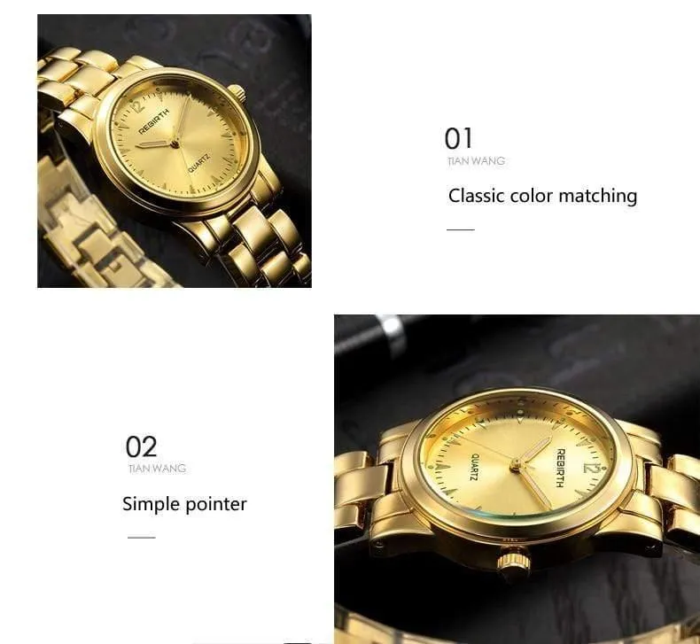 Frauen Armband Quarzuhr Top Marke Luxus Edelstahl Gold Silber Damen Armbanduhr Weibliche Uhr Relogio Feminino