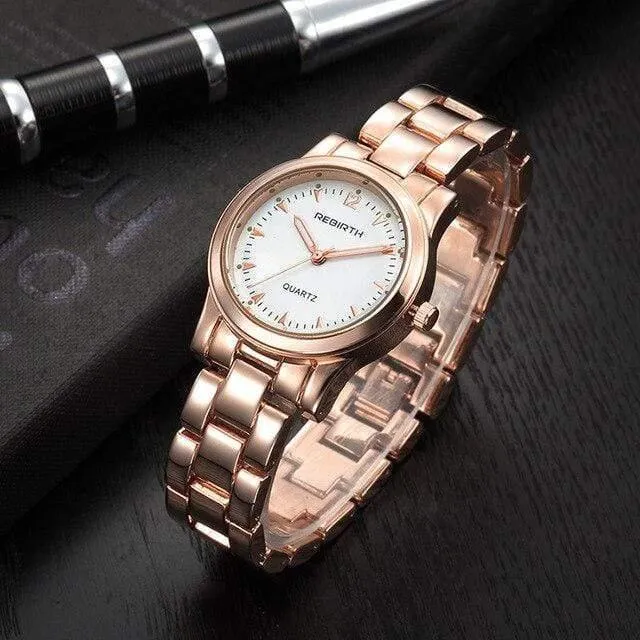 Frauen Armband Quarzuhr Top Marke Luxus Edelstahl Gold Silber Damen Armbanduhr Weibliche Uhr Relogio Feminino