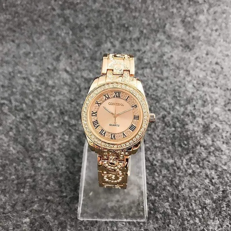 Armbanduhr Damenuhren Strass Damenuhren Roségold Damenuhr Uhr zegarek damski reloj mujer