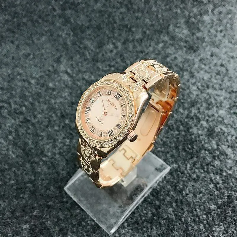 Armbanduhr Damenuhren Strass Damenuhren Roségold Damenuhr Uhr zegarek damski reloj mujer
