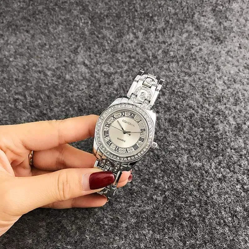 Armbanduhr Damenuhren Strass Damenuhren Roségold Damenuhr Uhr zegarek damski reloj mujer