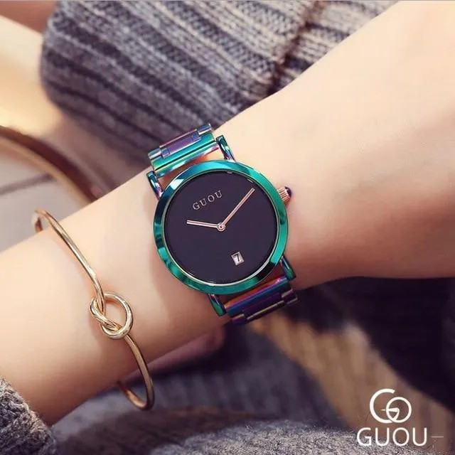 Frauenuhren Bunte Montre Femme Damenuhr Armbanduhren Für Frauen Uhr Frauen Kalender reloj mujer saat