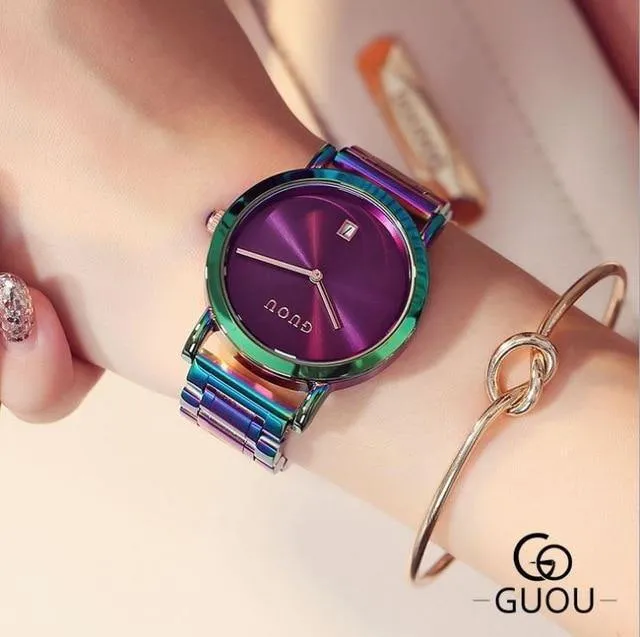 Frauenuhren Bunte Montre Femme Damenuhr Armbanduhren Für Frauen Uhr Frauen Kalender reloj mujer saat