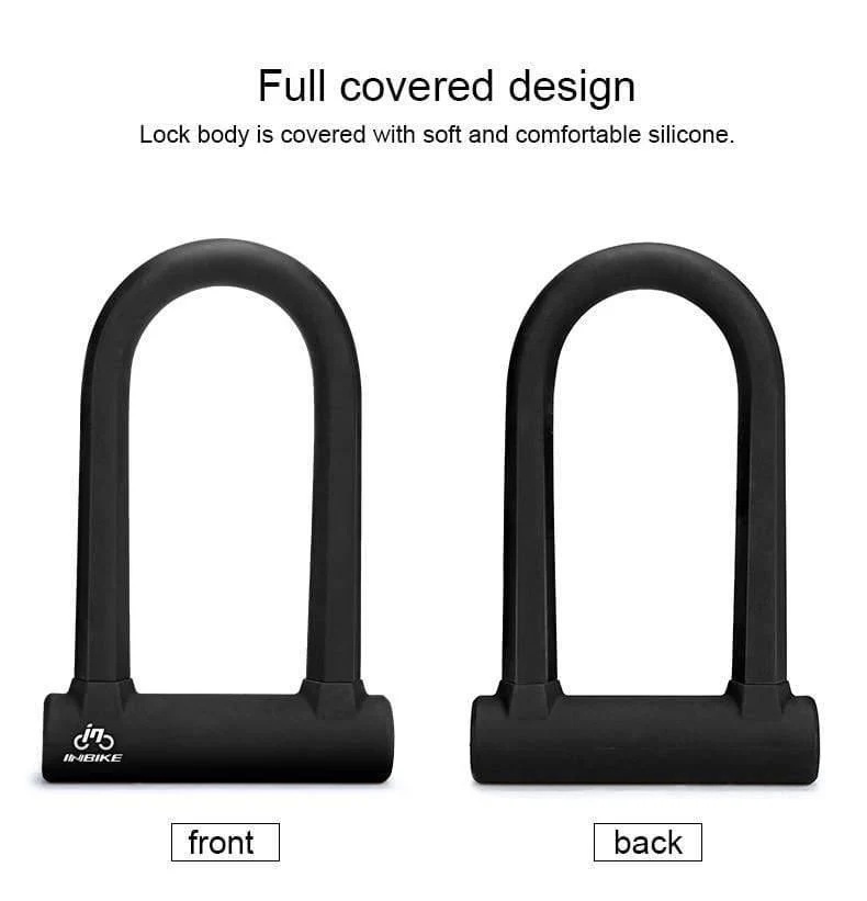 Fahrrad U-Schloss Anti-Diebstahl MTB Rennrad Fahrradschloss Radfahren Zubehör Heavy Duty Stahl Sicherheit Fahrrad Kabel U-schlösser Set