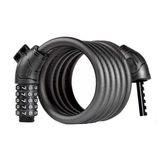 Kabel Fahrradschloss MTB Mountain Road Code Fahrrad Passwortschloss Diebstahlsicheres elektrisches Passwort Easy Security Steel