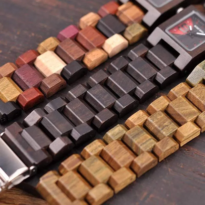 25 mm kleine Damenuhren aus Holz, Quarz-Armbanduhr, Uhren, beste Freundin, Geschenke, Relogio feminin, in Holzbox
