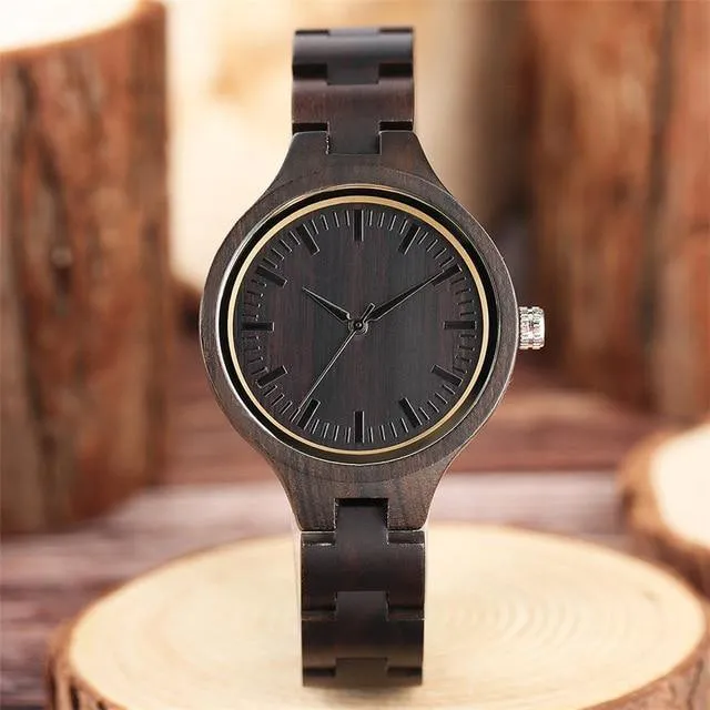 Natürliche Ahorn Bambus Holz Uhren Damen Modische Quarz Armbanduhr frauen Armband Weiblichen Uhr Relogio Feminino