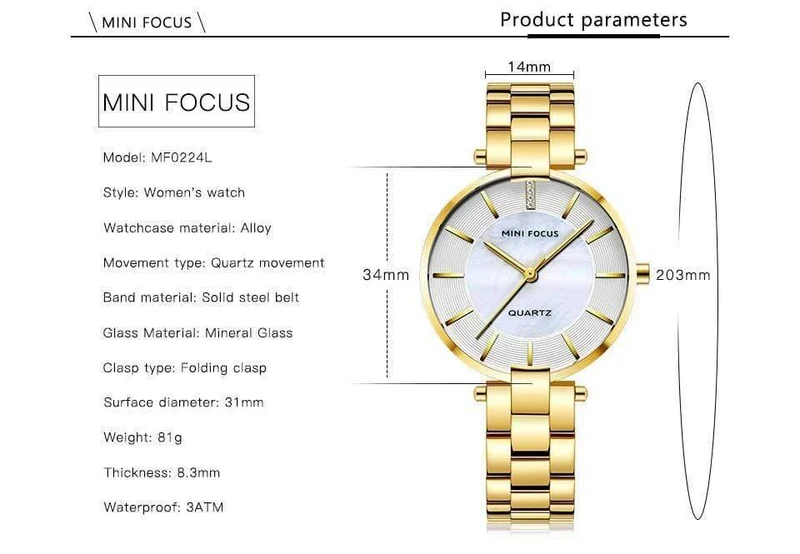 Damen-Armbanduhr aus Roségold, schlichtes Edelstahlarmband, wasserdichte Kleid-Quarzuhr für Damen und Herren, 0224Rose