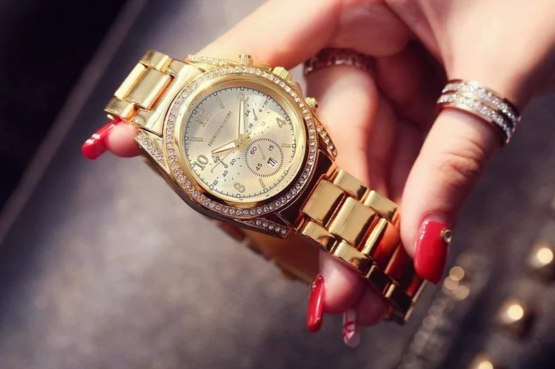 Frauen Uhren Rose Gold Uhr Frauen Uhren Luxus Diamant Damen Uhr Saat Uhr relogio feminino reloj mujer